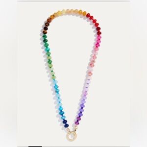 STELLA AND DOT Rainbow Beaded Candy Necklace - NEW